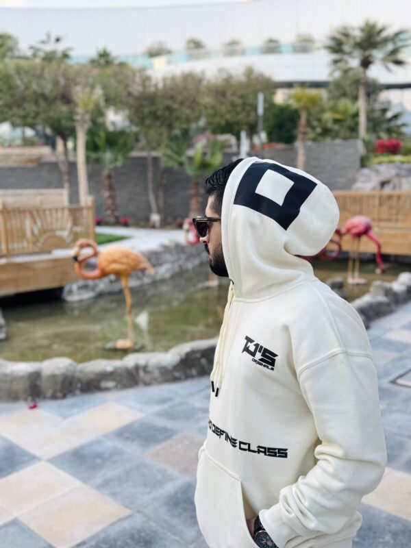 OFF-WHITE HOODIE - Dropshoulder, Oversize - Image 8