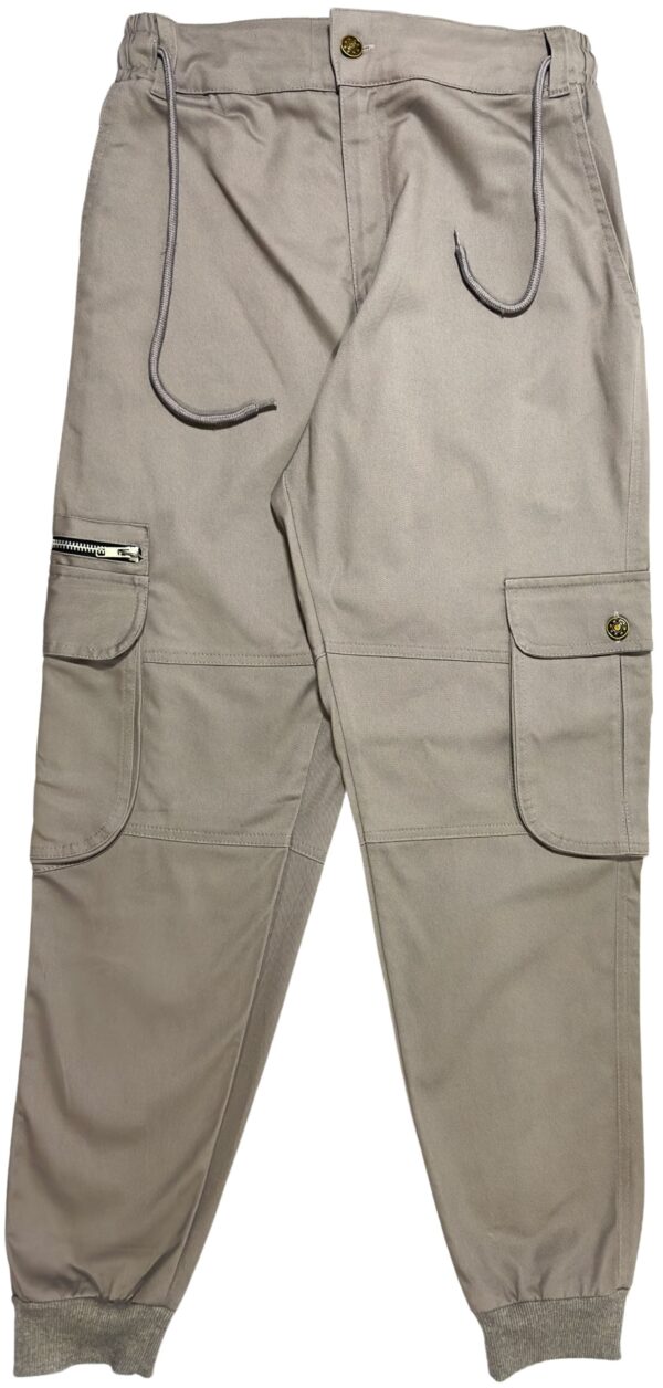 PREMIUM GREY CARGO PANTS - Relaxed Fit