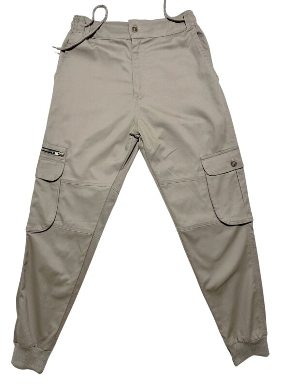 PREMIUM GREY CARGO PANTS - Relaxed Fit - Image 6