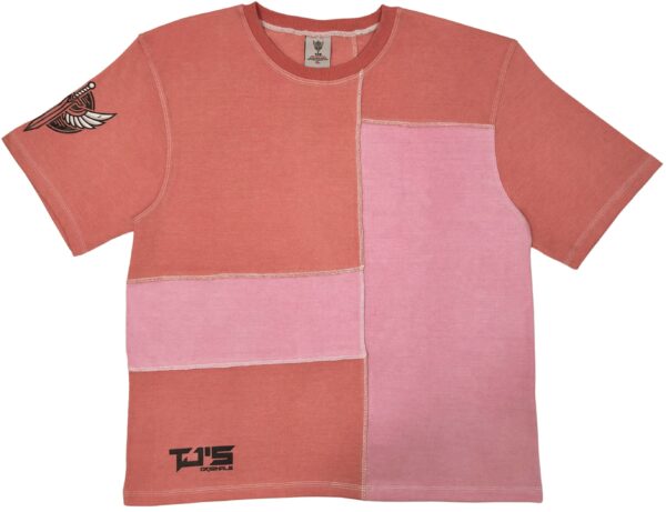 PINK PANEL T-SHIRT - Relax Fit