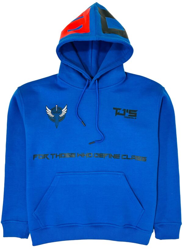 ROYAL BLUE HOODIE - Dropshoulder, Oversize