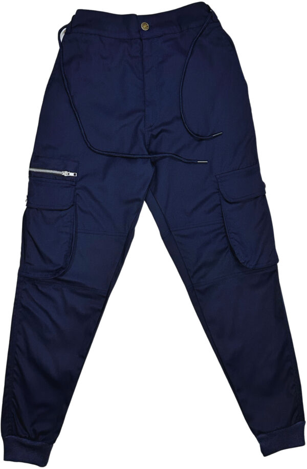 PREMIUM NAVY BLUE CARGO PANTS - Relaxed Fit