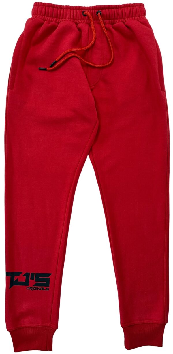 RED JOGGER PANTS - Comfort Fit