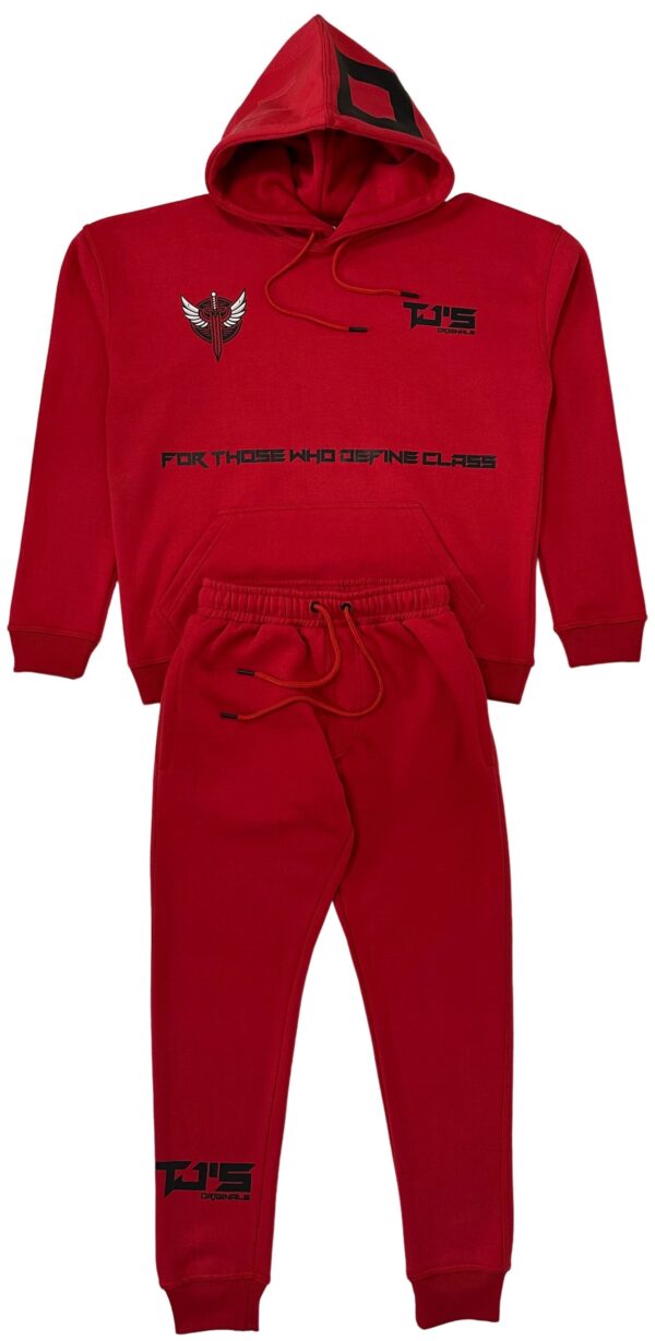 RED CO-ORD SET - Comfort Fit