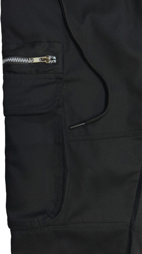 PREMIUM BLACK CARGO PANTS - Relaxed Fit - Image 2