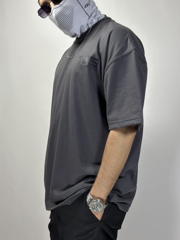 DARK GREY T-SHIRT - Dropshoulder, Oversize - Image 7