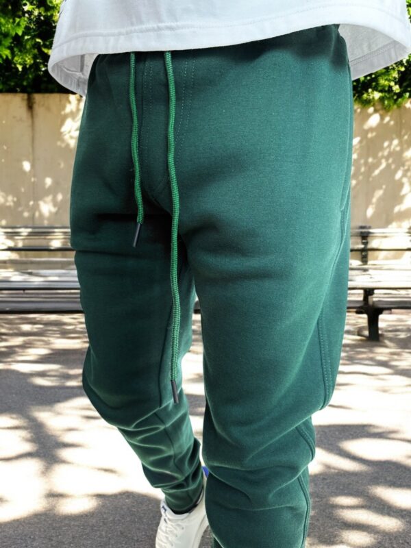 DARK GREEN JOGGER PANTS - Comfort Fit - Image 6