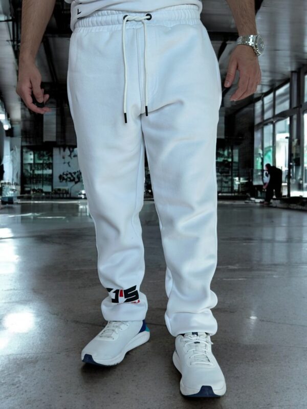 EXCLUSIVE WHITE JOGGER PANTS - Comfort Fit - Image 2