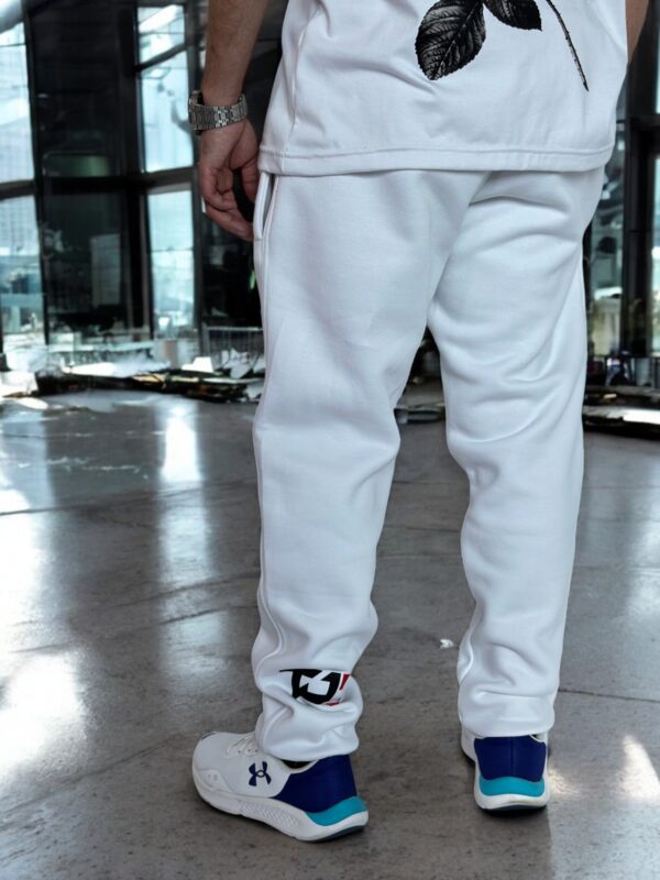 EXCLUSIVE WHITE JOGGER PANTS - Comfort Fit - Image 4