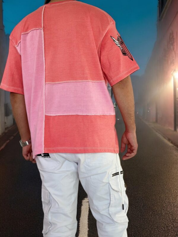 PINK PANEL T-SHIRT - Relax Fit - Image 2