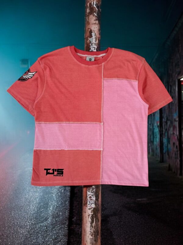 PINK PANEL T-SHIRT - Relax Fit - Image 8