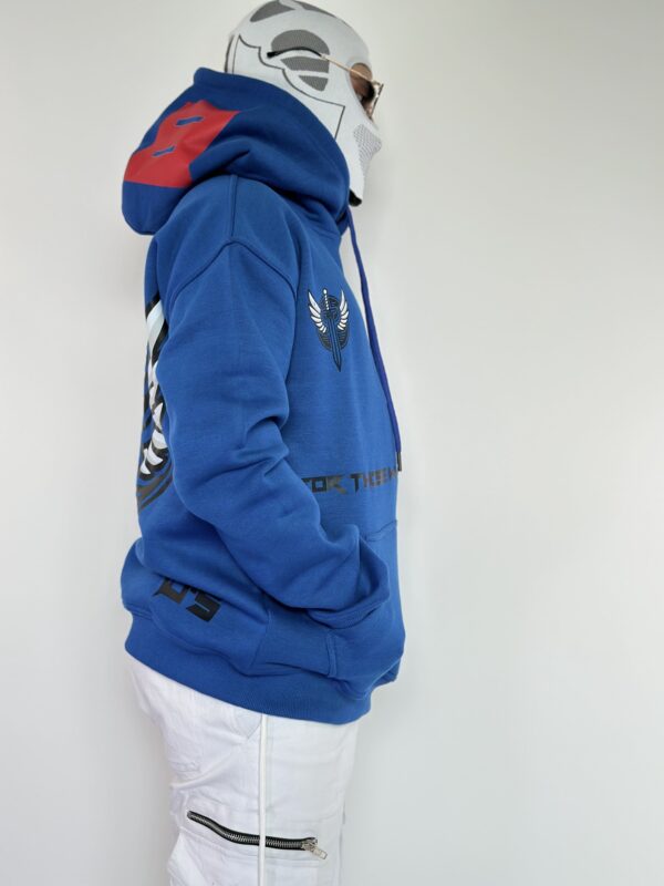 ROYAL BLUE HOODIE - Dropshoulder, Oversize - Image 5