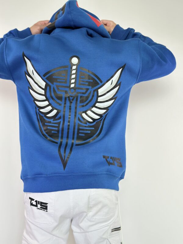 ROYAL BLUE HOODIE - Dropshoulder, Oversize - Image 7