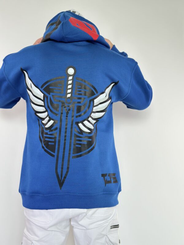 ROYAL BLUE HOODIE - Dropshoulder, Oversize - Image 10