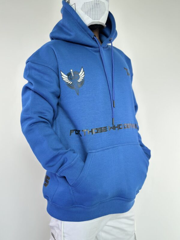 ROYAL BLUE HOODIE - Dropshoulder, Oversize - Image 8