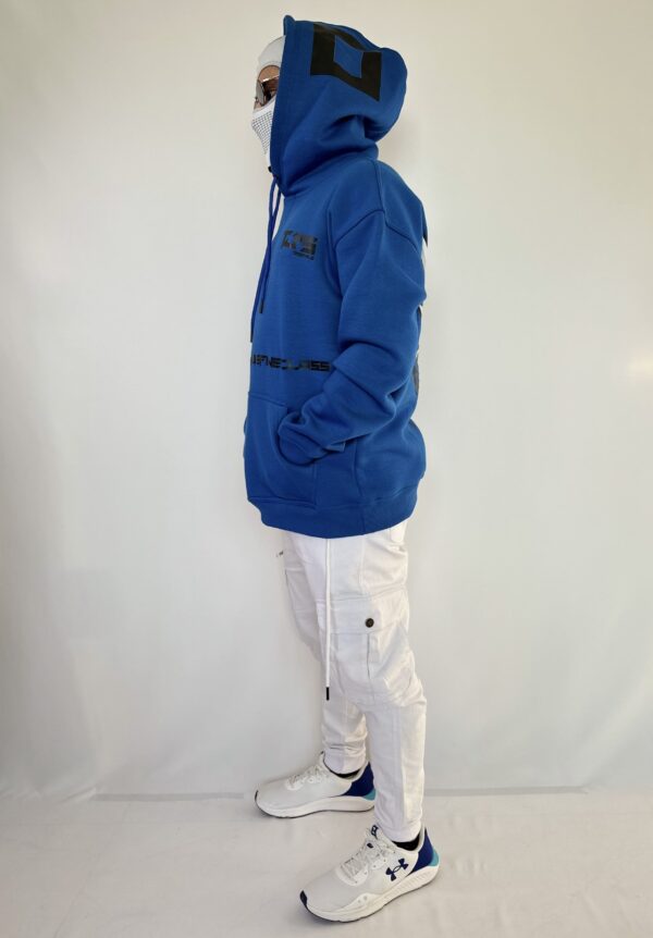 ROYAL BLUE HOODIE - Dropshoulder, Oversize - Image 9