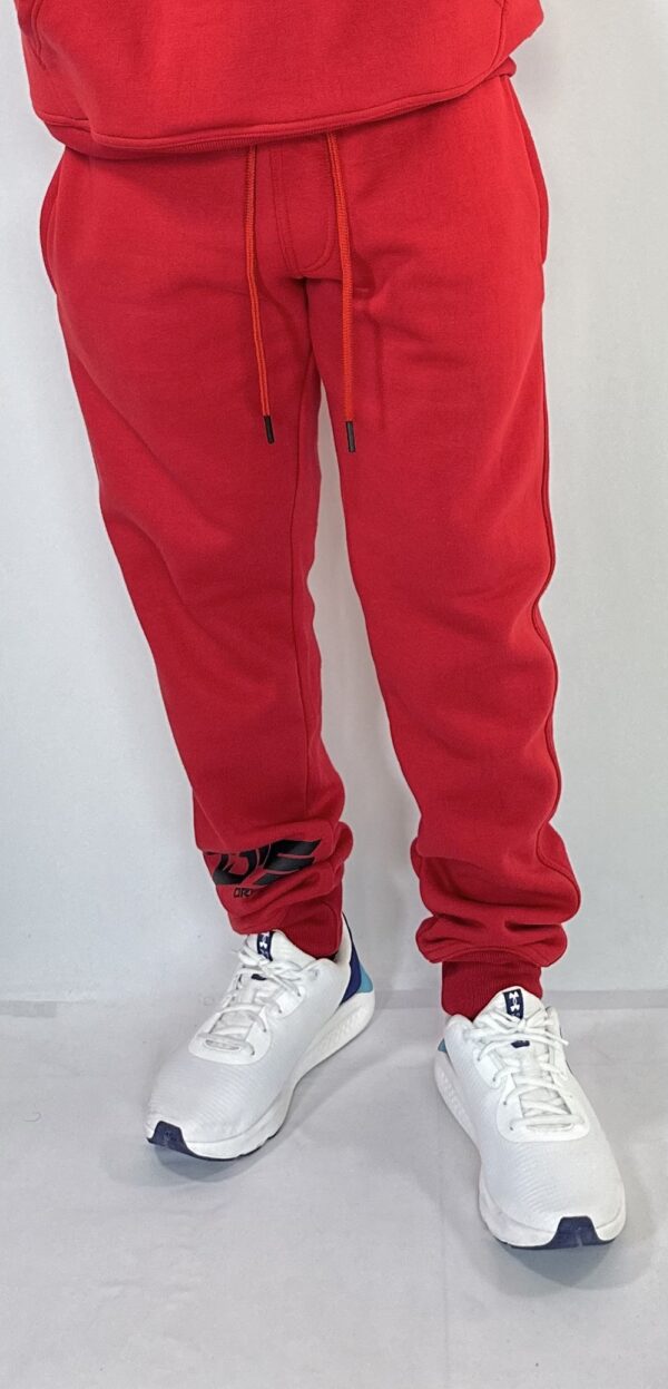 RED JOGGER PANTS - Comfort Fit - Image 4