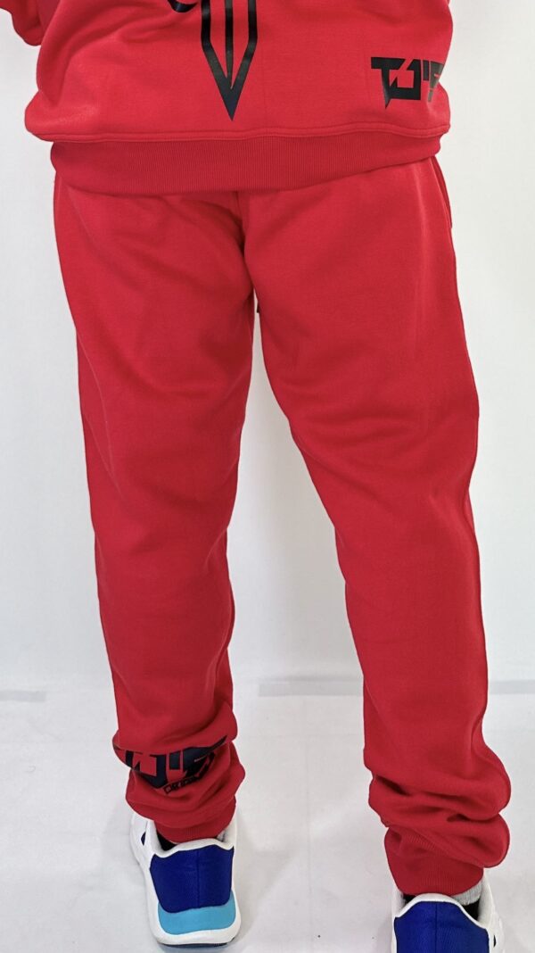 RED JOGGER PANTS - Comfort Fit - Image 5