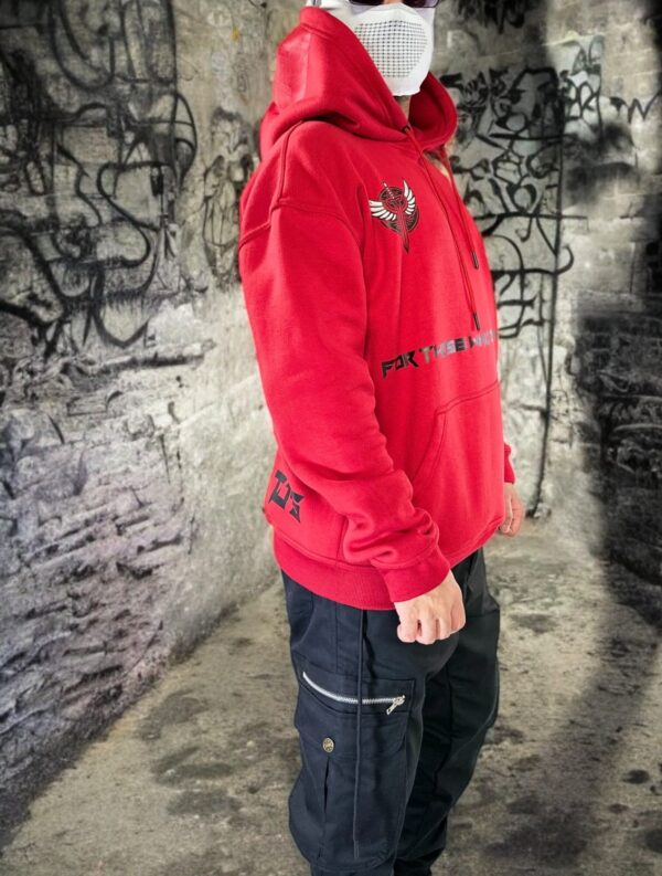 RED HOODIE - Dropshoulder, Oversize - Image 5