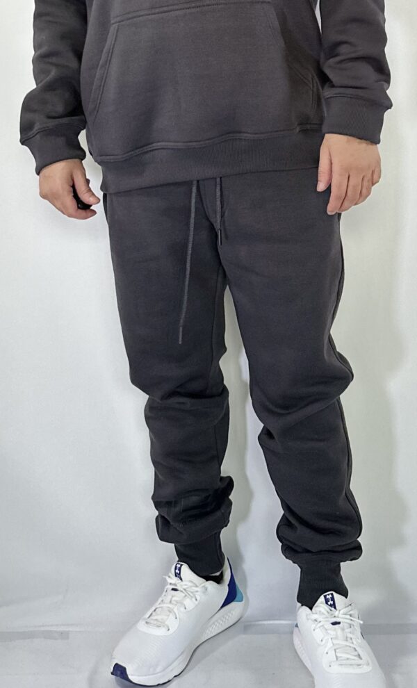 DARK GREY JOGGER PANTS - Comfort Fit - Image 2