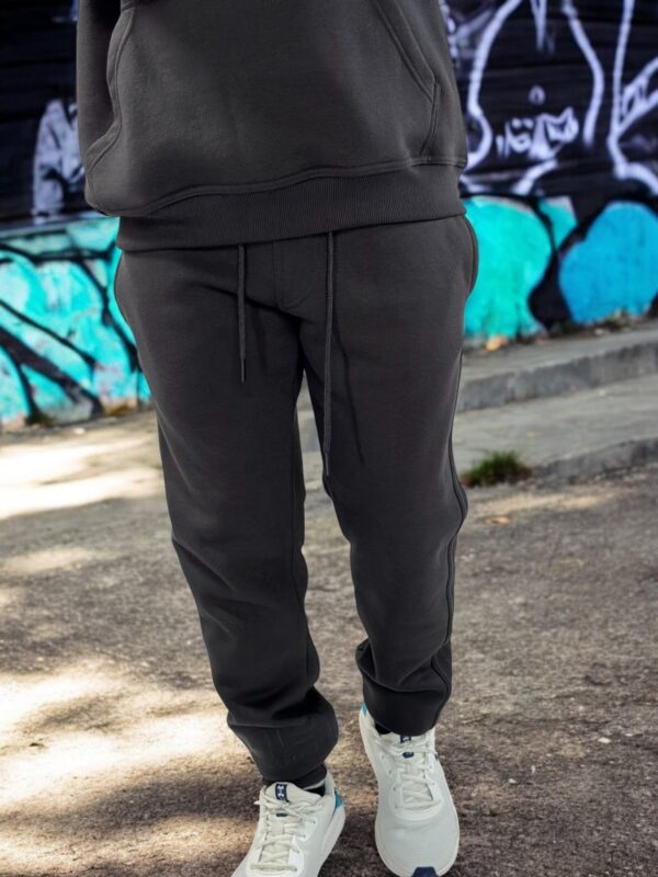 DARK GREY JOGGER PANTS - Comfort Fit - Image 6