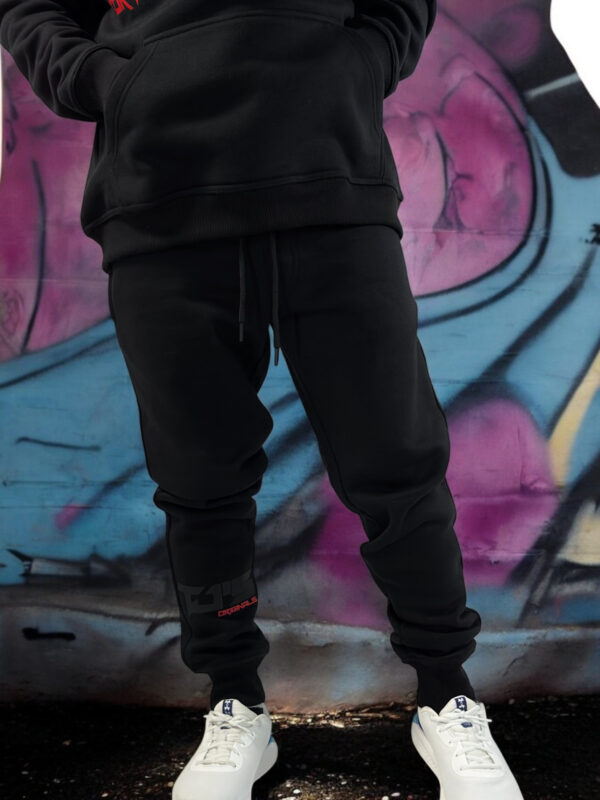 BLACK JOGGER PANTS - Comfort Fit - Image 6