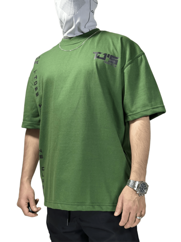 ROYAL GREEN T-SHIRT - Dropshoulder, Oversize