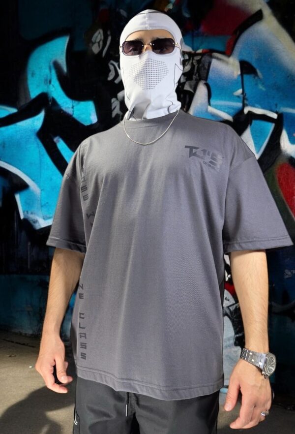 DARK GREY T-SHIRT - Dropshoulder, Oversize