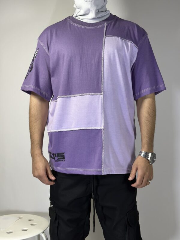 LAVENDER PANEL T-SHIRT - Relax Fit - Image 2