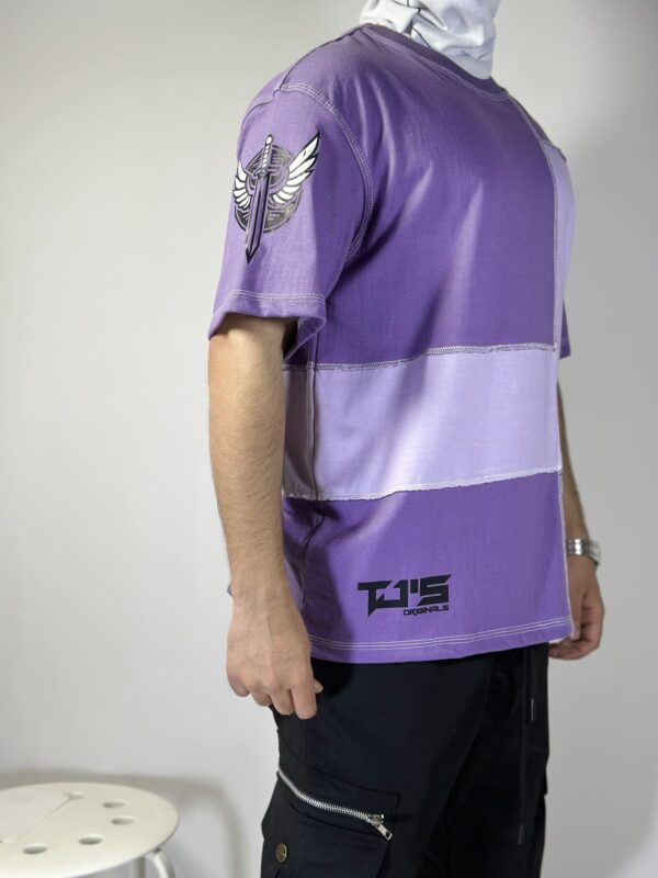 LAVENDER PANEL T-SHIRT - Relax Fit - Image 3