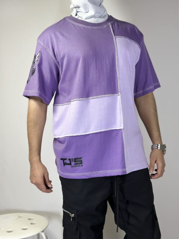 LAVENDER PANEL T-SHIRT - Relax Fit - Image 6